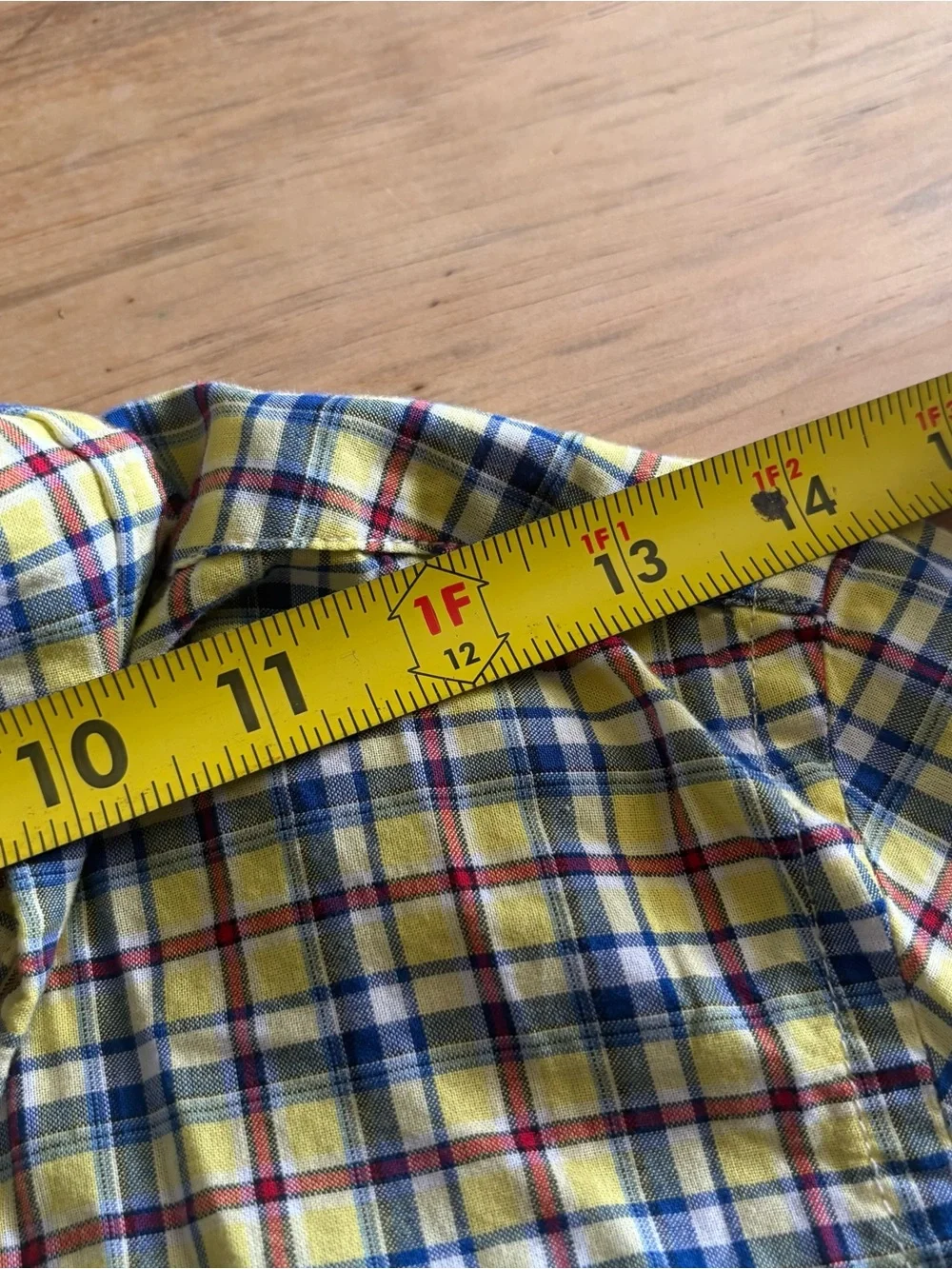 Boys  Plaid Button-Down Shirt - Yellow Multi